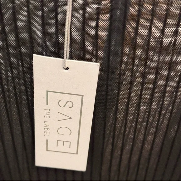 Sage Black Sheer Bodysuit - Picture 4 of 4